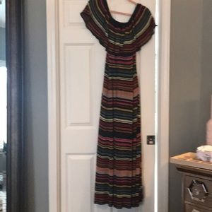 Zara off shoulder maxi dress